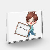 Fotoframe-Design mit Jungen – Heb deinen Moment ho Fotoblokken (Links)