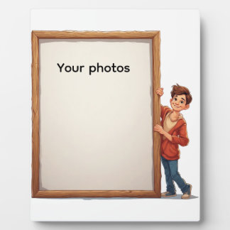 Fotoframe-Design mit Jungen – Hebdeinen Moment Fotoplaat