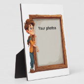 Fotoframe-Design mit Jungen – Hebdeinen Moment Fotoplaat (Zijkant)