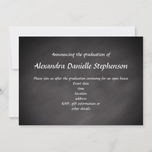 Fotoframes van het afstuderen-alkboard kaart (Achterkant)