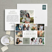 Fotogalerij Lijst Cheers Corporate Holiday Kaart