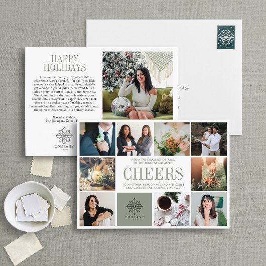 Fotogalerij Lijst Cheers Corporate Holiday Kaart