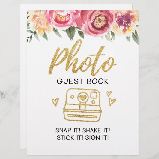 Fotogastenboek Weddenschap (Voorkant / Achterkant)