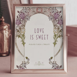 Fotogastenboek William Morris Lavendel Poster