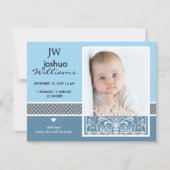 Fotogeboorte  baby aankondiging (Voorkant)