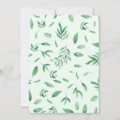 Fotogeboorte van lijst met baby aankondiging (Achterkant)