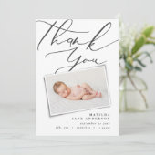 Fotogeboorteaankondiging Aankondiging (Staand voorkant)