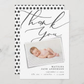 Fotogeboorteaankondiging Aankondiging (Voorkant / Achterkant)