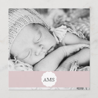 Fotogeboorteaankondiging Aankondiging