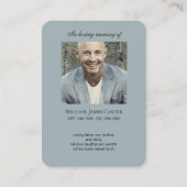 Fotogedenkteken Ik ben gratis gebedskaart Visitekaartje (Voorkant)