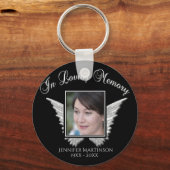 Fotogedenkteken toevoegen in Loving Memory Sleutelhanger (Voorkant)