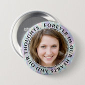 Fotogedenkteken toevoegen ronde button 7,6 cm (Voorkant /achterkant)