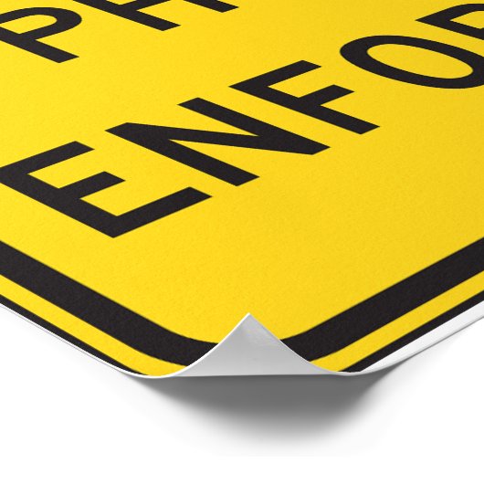 Fotogedwongen gebarentaal Poster (Hoek)