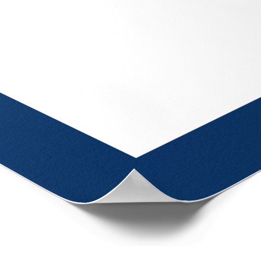 FOTOGEGRADEERD HANDTEKENINGBERICHT OP Aangepaste K Poster (Hoek)