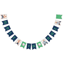 Fotogehoor in een Golf First Birthday Banner