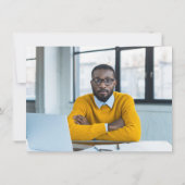 Fotogele PhD Graduation Party Kaart (Achterkant)