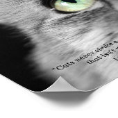 Fotogene kat poster (Hoek)