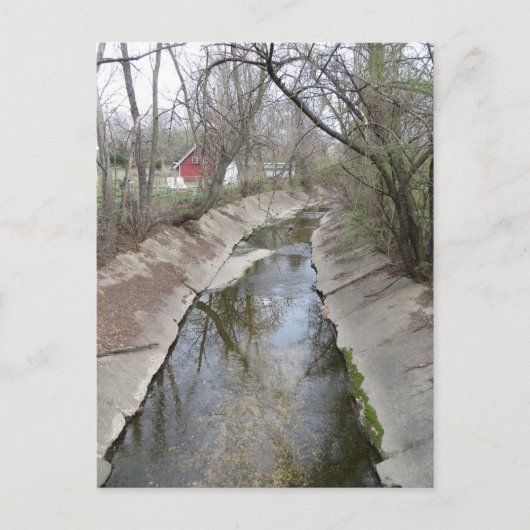 Fotogene Storm Drain Briefkaart (Voorkant)