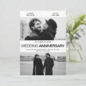 Fotogenieke film poster trouwdag kaart (Staand voorkant)