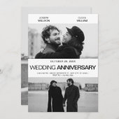 Fotogenieke film poster trouwdag kaart (Voorkant / Achterkant)