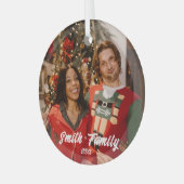 Fotoglas Ornament - Creëer uw eigen ontwerp (Voorkant links)