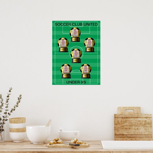  fotogolden soccer team posters (Keuken)