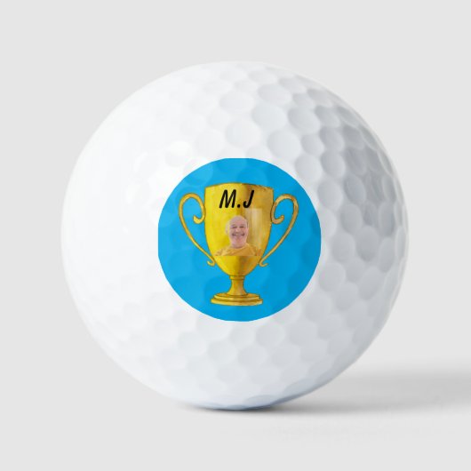 Fotogolf, speciale monogram golfballen (Voorkant)