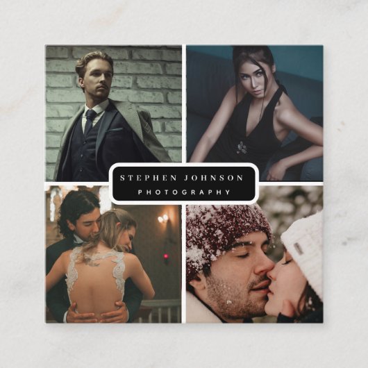 Fotograaf 4 Visitekaartje op het fototoestel (Voorkant)