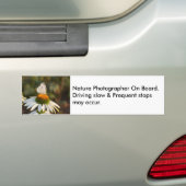 Fotograaf aan boord van Bumpersticker (Op auto)