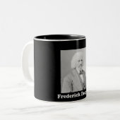  fotograaf abolitionist Frederick Douglass Tweekleurige Koffiemok (Voorkant links)