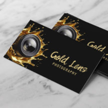 Fotograaf Abstract Gouden Lens Moderne Fotografie