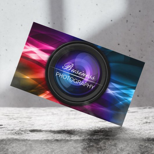 Fotograaf Abstracte lichten Moderne fotografie Visitekaartje