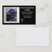 Fotograaf Afbeelding Lijst Violet Afbeelding Visitekaartje (Voorkant / Achterkant)