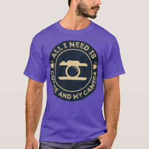 Fotograaf Alles wat ik nodig heb is koffie en mijn T-shirt