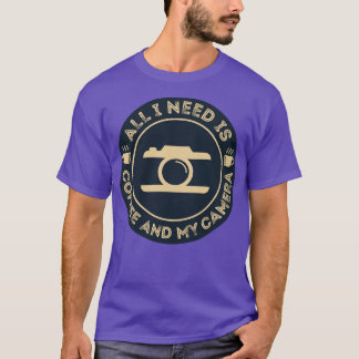 Fotograaf Alles wat ik nodig heb is koffie en mijn T-shirt