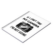 Fotograaf als ik mijn camera niet kan nemen. notitieboek (Linkerzijde)