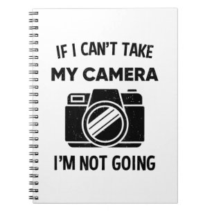 Fotograaf als ik mijn camera niet kan nemen. notitieboek
