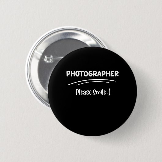 Fotograaf alsjeblieft Smile Fotografiecamera Ronde Button 5,7 Cm (Voorkant /achterkant)