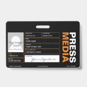 Fotograaf Badge (Achterkant)