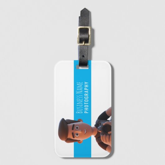 fotograaf bagagelabel (Voorkant (verticaal))