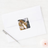 Fotograaf Beer - Persjournalist Vierkante Sticker (Envelop)