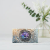 Fotograaf Bevroren camera Lens Fotografie Visitekaartje (Staand voorkant)