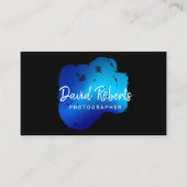 Fotograaf Blue Camera Professionele fotografie Visitekaartje (Voorkant)