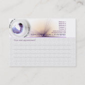 Fotograaf - Business-, Schedule Kaart Afsprakenkaartje (Achterkant)