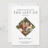 Fotograaf Cadeau Kaart Certificaten (Voorkant)