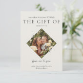 Fotograaf Cadeau Kaart Certificaten (Staand voorkant)