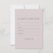 Fotograaf Cadeau Kaart Certificaten (Achterkant)