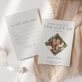 Fotograaf Cadeau Kaart Certificaten