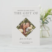 Fotograaf Cadeau Kaart Certificaten (Staand voorkant)