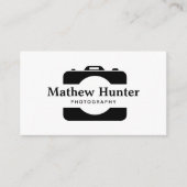 Fotograaf Camera Aangepast Visitekaartje (Voorkant)